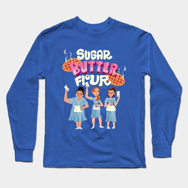 Sugar Butter Flour Long Sleeve T-Shirt by risarodil